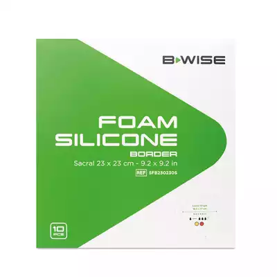 BWISE, Foam Silicone - Border, 23x23 na okolicę krzyżową, 10 szt