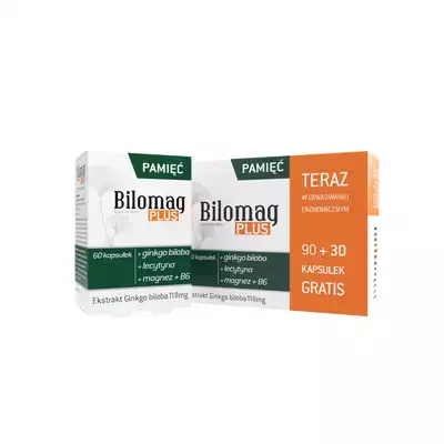 BILOMAG PLUS OCZY, Tabletki powlekane, 75 sztuk