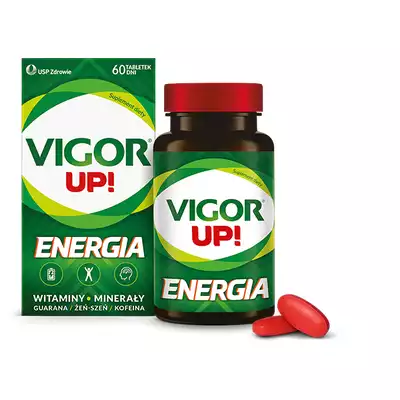 VIGOR UP! ENERGIA, o smaku pomarańczowym, tabletki musujące, 20 szt. (1)