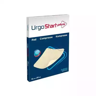 URGOSTART PLUS PAD, opatrunek 15 cm x 20 cm, 10 szt.