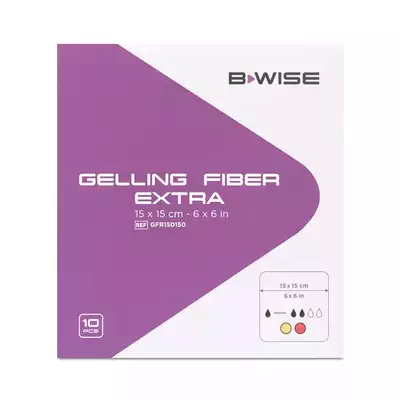 BWISE Opatrunek żelujący – Gelling Fiber Extra, 10x10 cm, 10 szt (1)