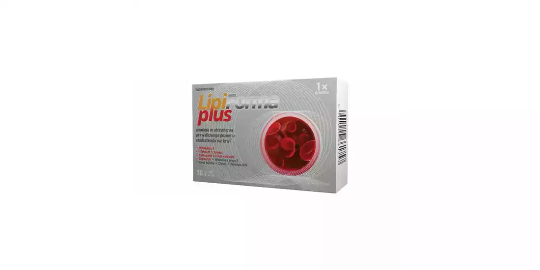 LipiForma Plus: skuteczny suplement diety dla zdrowia Twojego cholesterolu